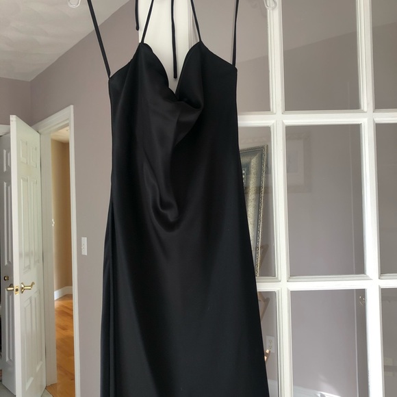 Jim Hjelm Black Evening Dress Size 8 - Picture 2 of 4